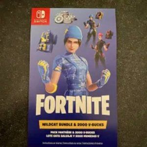 Fortnite Wild Cat *Code ONLY* +2,000 Vbucks